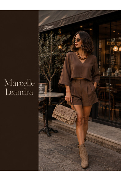 Marcelle Leandra طقم أوسلو الكتان