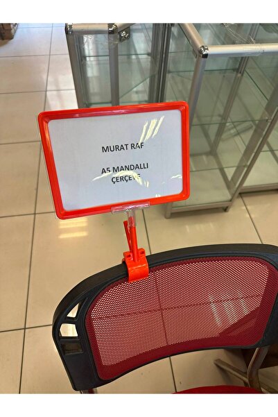 MURAT RAF A5 Mandallı Çerçeve Turuncu Renk A5 Etiketlik Turuncu