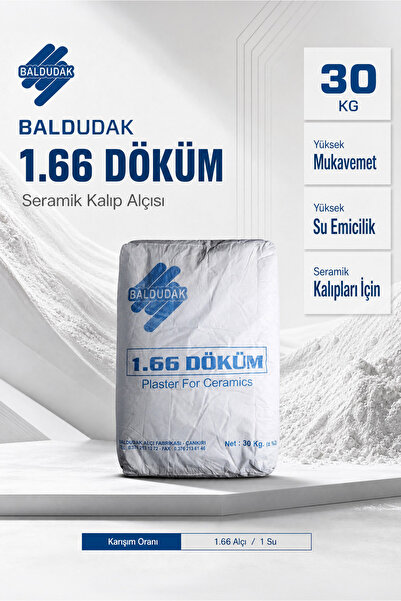Ceramingo Baldudak 1.66 Kalıp Alçısı - 30 Kg