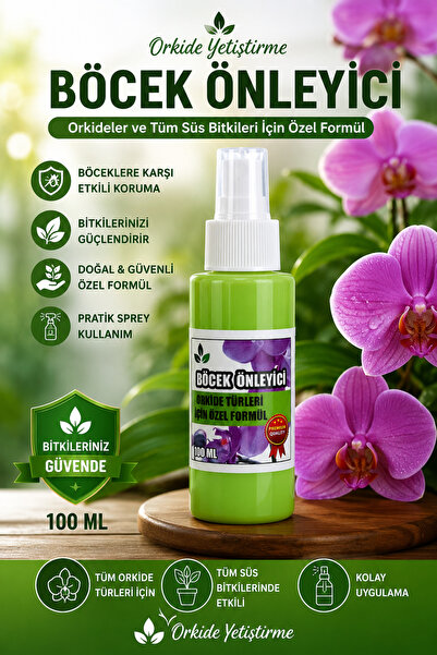 Orkide Yetiştirme Orkideler İçin Böcek Önleyici 100 ml