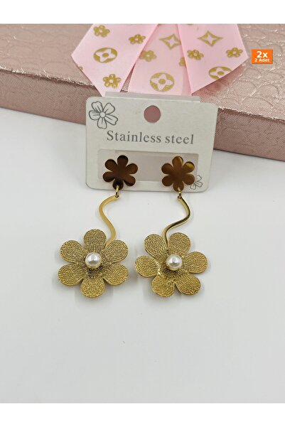 Bozhi Steel Earrings Gold Minimal Elegance Stylish Gift