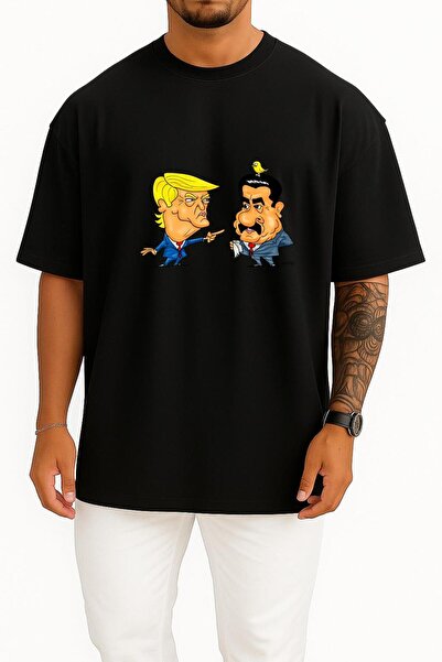 Bahriyeli Collection Oversized American President Trump and Venezuela Maduro ...