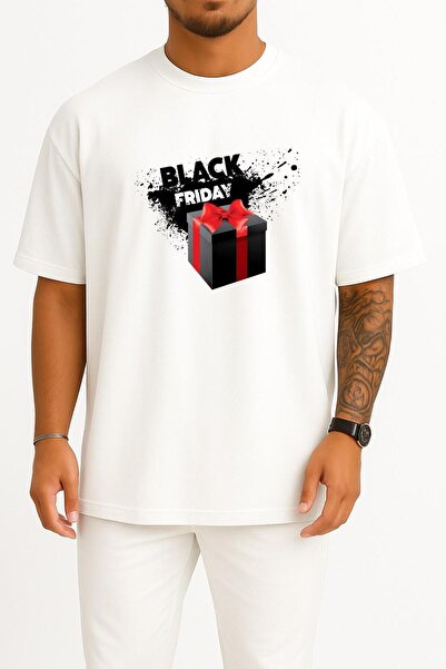 Bahriyeli Collection Oversized Black Friday - Unisex T-Shirt with Black Frida...