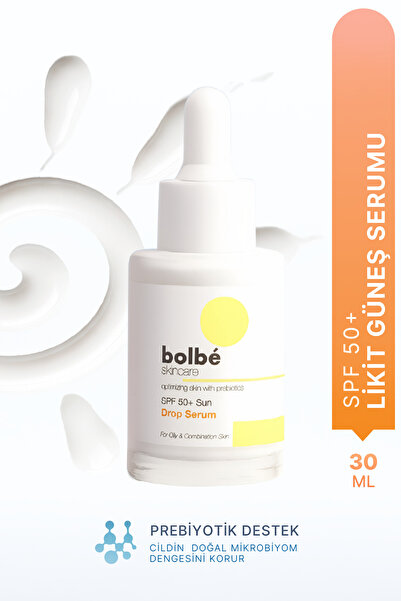bolbé skincare SPF 50+ Yüksek Korumalı Leke Karşıtı ve Günlük Güneş Serumu (I...