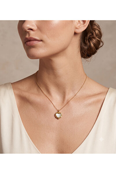 Regina Gems Reversible Heart Kalpli Kolye