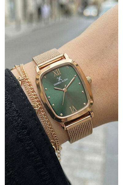 Daniel Klein Premium Rose Gold Mesh Band Watch for Women DK.1.14125-5