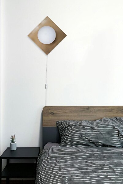 D-light Antique Square Sconce with Plug