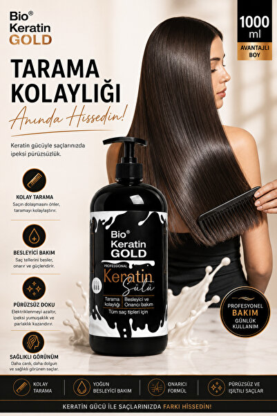 Bio Keratin Gold Keratin Bakım Sütü 1000 Ml