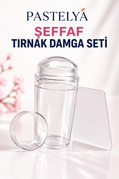 Pastelya Silikon Tırnak stampa 6 cm -Silikon Tırnak Damga- Oje süsleme, Frenc...