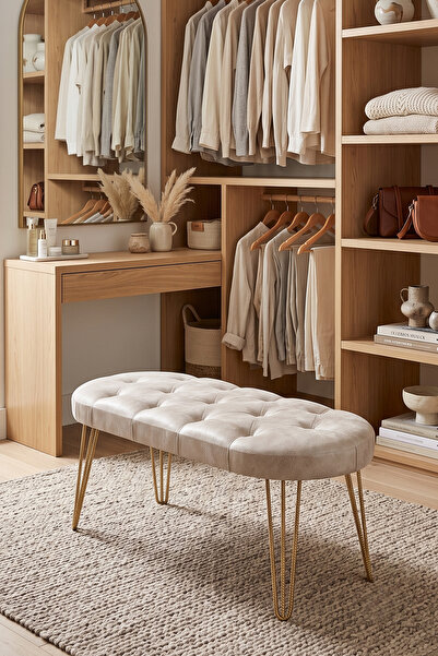 Zem Louca Bench, Kırık Beyaz Gold