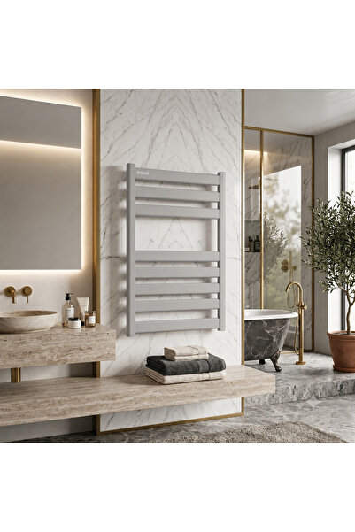 Termorad Alüminyum Mat Gri 50x80 Petsa Slim Havlupan