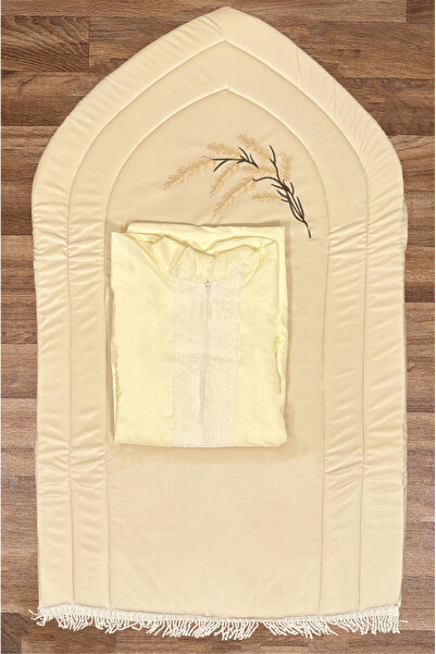Generic Prayer Set Padded Prayer Mat Comfortable Kneeling Prayer Mat with Pra...