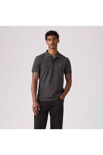 Levi's Tricou gri pentru bărbați, cu guler polo, marca Housemark - 35883-0352