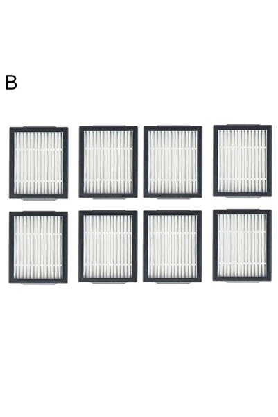 iRobot Roomba I7 and E5 Series Black Hepa Filter - 8 Pieces