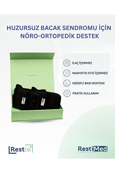 Restimed Restio – Huzursuz Bacak Sendromu için İlaçsız Ortopedik Destek (Çift)