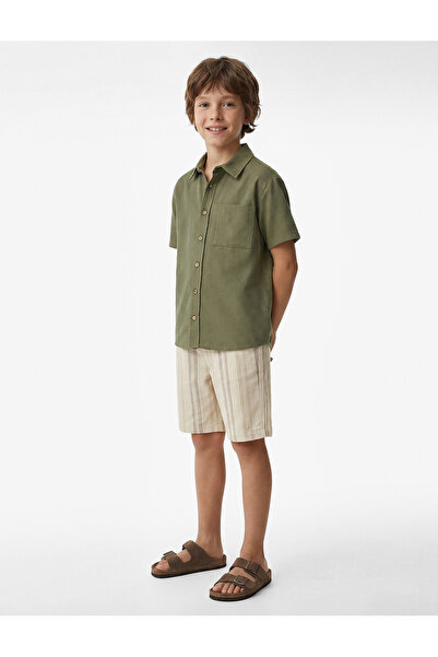 Koton Boy's Denim&Canvas Shorts 6Skb40087Tw