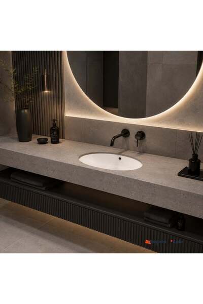 KALE Optimum 56x42 Cm Tezgah Altı Lavabo