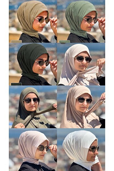 ALDAIYR 8 Snap Fasteners Hijab Cap