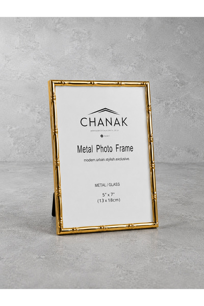 sahane & bazaar Metal Çerçeve Gold ve Gümüş 13x18 Ayaklı Resim Poster Belge E...