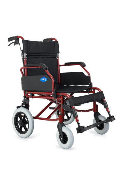 Comfort Plus DM-337 Transfer Tekerlekli Sandalye Bordo | 50cm Oturum,Alüminyu...