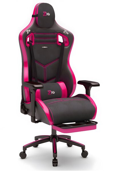 Zio Gaming Zio Venom XL Profesyonel Oyuncu Koltuğu - Antrasit / Pembe - Visco...
