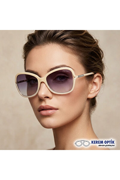 Prada KADIN KEMİK GÜNEŞ GÖZLÜĞÜ SPR28L ZVS-3M1