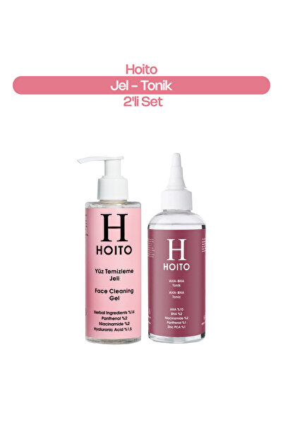 Hoito Arındırıcı & Gözenek Sıkılaştırıcı Cilt Bakım Rutini: Yüz Temizleme Jel...