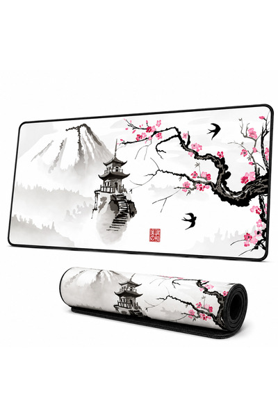 Mcstorey Geniş Oyuncu Mouse Pad - 90x40 cm,3mm Premium Dikişli Kenar Minimali...