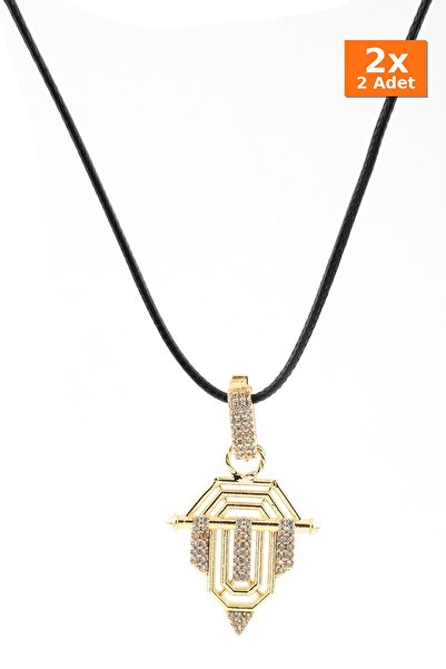 Bozhi Necklace Stainless Steel Gold 45 cm Luminous Style
