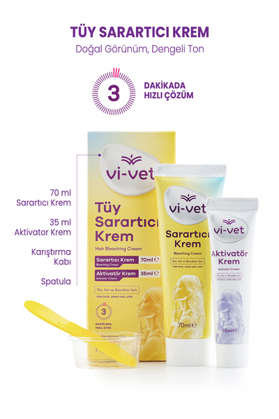 Vi-vet Tüy Sarartıcı Krem 70 Ml-35ml