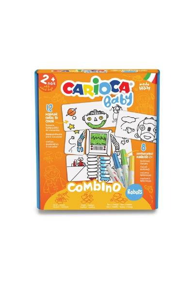 carioca Set puzzle si 8 carioci Robots Baby