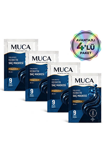 MUCA Keratin Hair Mask 30 ml |   Repairing, Moisturizing and Nourishing Hair ...