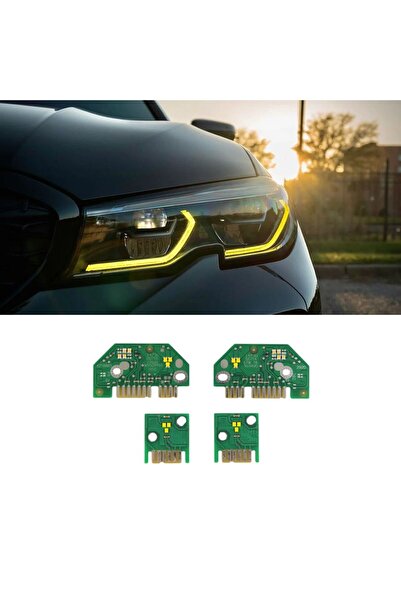 autogp Bmw g20 angel led modülü sarı 2019 / 2022 drl led laser far uyumlu