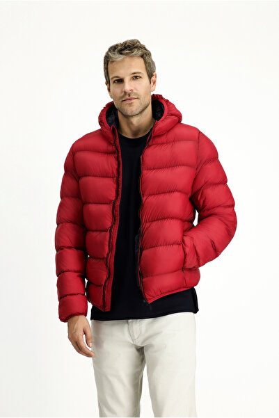 Kiğılı Sports Puffer Jacket with Hooded Bag