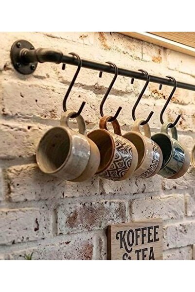 Genel Markalar Plastik Siyah Kanca Mutfak Ve Banyo Için S Kanca,Askılık