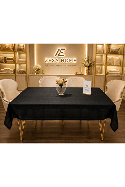 ZESA HOME مفرش طاولة بتفاصيل خط كولبر 160x100...160x280