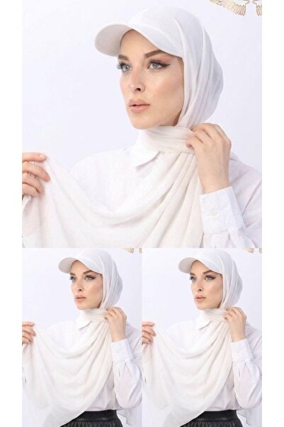ALDAIYR Ready-Made Shawl Hijab with 3 Hats Sandy