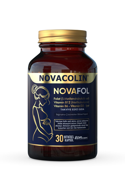 NOVACOLIN Folik Asit 30 Bitkisel Kapsül