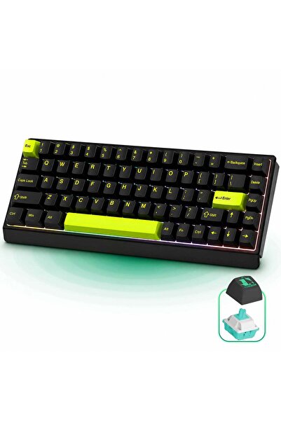 Timebox Tastatură cu fir USB, design ergonomic, taste silențioase, rezistente...