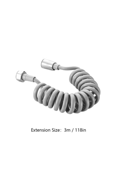 choice2 3m 2m 3m 5m Spring Shower Hose Meters Water Plumbing Hose Plastic Bat...