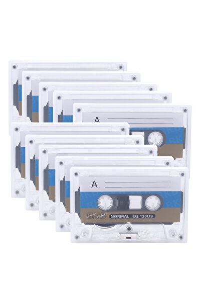 choice2 White-10PCS Blank Cassette Tape High Qulity For Speech Music Recordin...