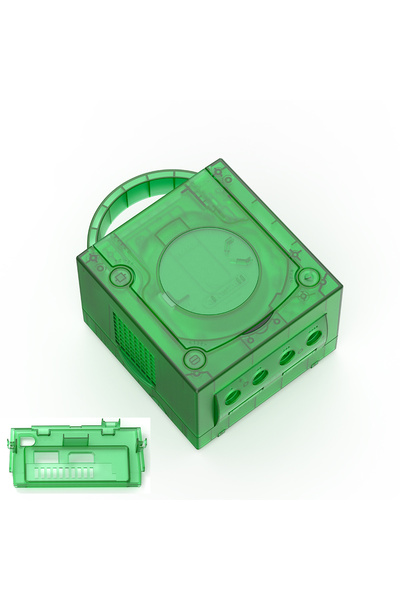 Choice TRN DK GN Bitfunx Gamecube NGC Replacement Shell Transparent Case for ...