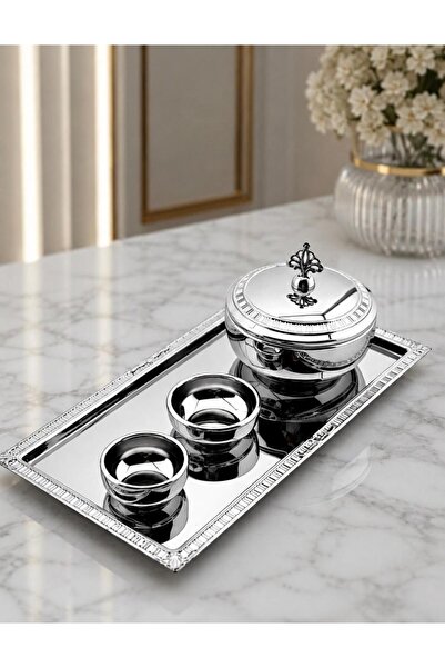 aljahwari Large silver Tabsi and date set