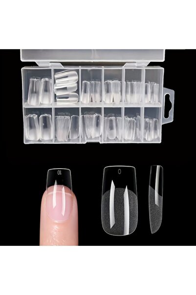 Choice3 120 Chinese side 120Pcs Full Cover Press On Nail Tips Stiletto Almond...