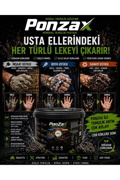 El Temizleme Pastası 7 kg Mineral Temizlik Pastası Usta Elleri