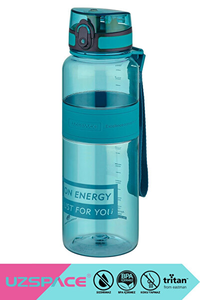Uzspace 1000ml Large Size New Collection Silicone Body Tritan Water Bottle wi...