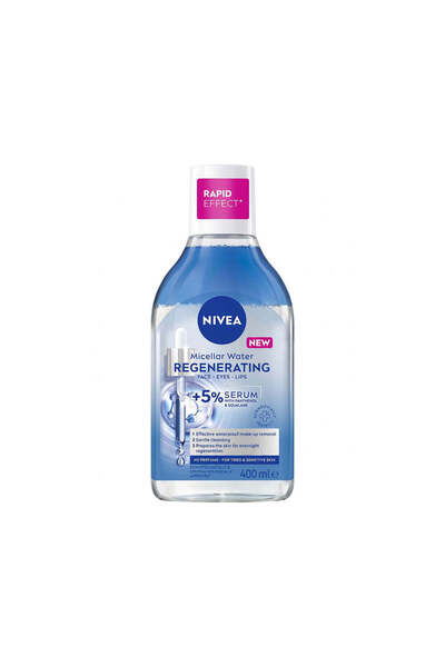 NIVEA Micellar Makeup Remover 400ml Restoring +5% Serum Cleanser
