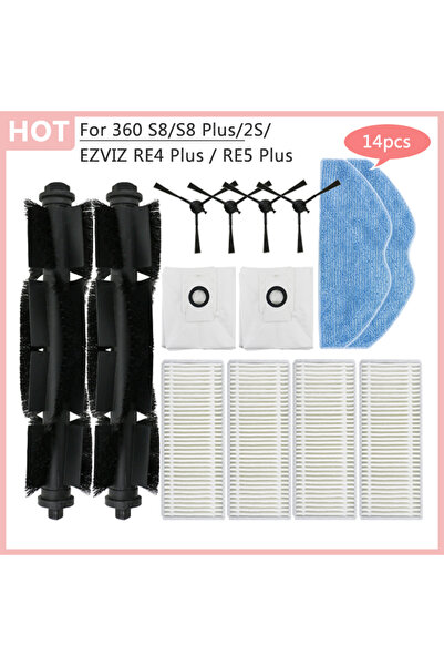 Choice18 22 For 360 S8 Plus 2S EZVIZ RE4 Plus RE5 Plus Spare Parts Roller Sid...