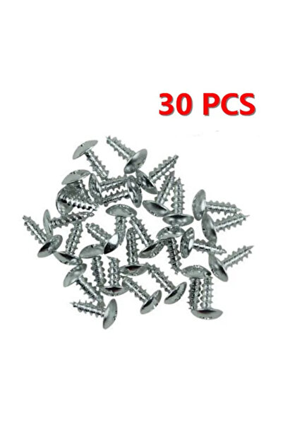 Choice4 براغي دراجات نارية من الألومنيوم M5x16 فضية اللون، 30 قطعة/مجموعة، مل...