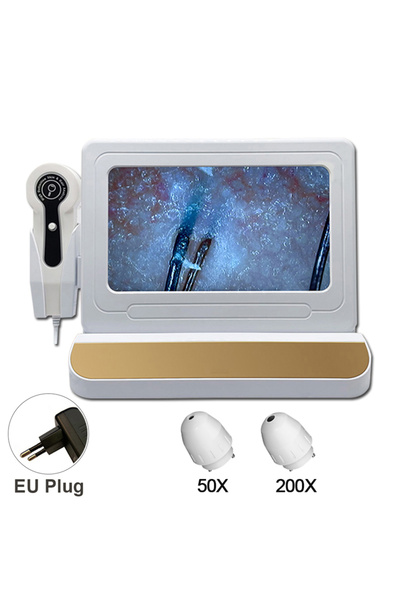 Choice EU Plug 200/50X Skin Hair Scalp Detector Dermascope For Skin Scanner M...